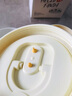 沃德百惠（WORTHBUY）陶瓷內膽保溫飯盒上班族可微波爐加熱便當盒便攜帶飯神器小湯碗 奶油黃大號-450ml 曬單實拍圖