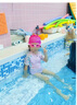 361°兒童泳衣女中小童連體短袖短褲夏季泳裝專業(yè)學(xué)游泳速干溫泉游泳衣 曬單實拍圖
