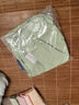 真維斯（JEANSWEST）學(xué)院風(fēng)休閑短褲女2025新款夏日多巴胺防曬女褲小個(gè)子梭織五分褲子 綠色 筆觸花花白_K_前左下 XL 曬單實(shí)拍圖