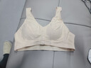 【純棉/2件裝】中老年媽媽內衣女無(wú)鋼圈前開(kāi)扣式文胸女背心式胸罩 膚色【內置薄棉+海綿墊】 42碼【建議125-140斤】 曬單實(shí)拍圖