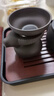元兮紫砂大號公道杯茶漏一體高端過濾網(wǎng)器底座功夫茶具400ml茶海套裝 紫砂厚德載物公道杯+萌牛茶漏 曬單實拍圖