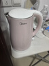 美的（Midea）電熱水壺家用電水壺?zé)畨?雙層防燙 0涂層食品級(jí)304不銹鋼 1500W快速沸騰 1.7L大容量 HJ1705 曬單實(shí)拍圖