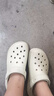 卡駱馳（crocs）經(jīng)典泡芙Clog男女一腳蹬懶人沙灘鞋 CR207521-2Y2 37 曬單實(shí)拍圖