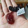 鳳禧珠寶 紅瑪瑙玉貔貅吊墜男女士大號(hào)玉石項(xiàng)鏈本命年節(jié)日生日禮物 曬單實(shí)拍圖