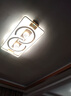 格蘭路北歐客廳搖頭吊扇燈吸頂兩用電扇燈餐廳帶吊燈一體廚房電風(fēng)扇大廳 金色/搖頭/雙風(fēng)扇【103*50CM】 遙控/手機(jī)APP/天貓精靈 曬單實(shí)拍圖