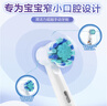 歐樂B兒童電動牙刷頭原裝3支蜘蛛俠適用D103KD100KPro1kidsEB10/EB10S-3K軟毛刷頭（圖案包裝隨機） 曬單實拍圖