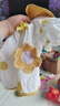 G.DUCKKIDS小黃鴨新款女童洋氣女寶寶夏裝兩件套裝0-4歲嬰兒棉夏天衣服 黃色 80 cm【7個(gè)月到一歲】 曬單實(shí)拍圖