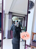 修身衛(wèi)衣女美式連帽新款休閑運(yùn)動(dòng)外套秋季百搭長袖小個(gè)子開衫上衣 白灰色 M 【推薦95-110斤】 曬單實(shí)拍圖
