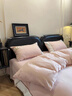 小清新少女全棉水洗棉四件套純棉粉色被套兒童公主風床單床上用品 小房子-粉-送抱枕 1.8m 床單款 （被套200*230cm） 曬單實拍圖