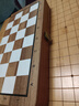 冠小二國際象棋小學(xué)生兒童磁性便攜實(shí)木棋盤比賽用棋類 中號34CM丨磁性丨送書+雙后+袋子 曬單實(shí)拍圖