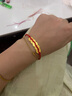 領(lǐng)豐金（LING FENG GOLD）黃金銅錢實心五帝錢幣9999足金投資金小克重生日節(jié)日禮物收藏儲值 生意乾隆 1g 曬單實拍圖