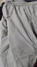 名創(chuàng)優(yōu)品彎刀褲男夏季直筒寬松男士褲子休閑褲薄款透氣百搭男褲Z 灰 2XL 曬單實拍圖