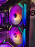 華碩彗星A01機箱海景房MATX主板無立柱臺式機游戲電腦主機箱 雙面玻璃設(shè)計/支持360水冷/6風(fēng)扇位 彗星SI-A01【黑色】 曬單實拍圖