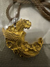 京工美作【七夕禮物】古法工藝鏨刻黃金寶象生蓮吊墜 送老婆生日禮物 24.48克 曬單實(shí)拍圖