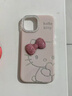 小莓介ins風(fēng)鏤空線(xiàn)條Kitty貓適用蘋(píng)果16promax手機殼iphone15立體滿(mǎn)鉆蝴蝶結14pm女13小眾高級感16保護套 粉底-鏤空線(xiàn)條KT貓+粉鉆蝴蝶結 iPhone 15 曬單實(shí)拍圖
