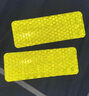 汽車(chē)反光車(chē)貼貨車(chē)反光膜摩托車(chē)電動(dòng)自行車(chē)熒光綠反光貼反光條 綠色1片 3X8cm 曬單實(shí)拍圖