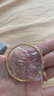 周大福素圈寶寶金飾黃金手實心鐲子(工費220)約8.15g EOF1429七夕 曬單實拍圖