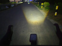 西騎者（WestBiking）自行車前燈碼表吊裝截止線防眩目無線遙控邁極炫同款山地車公路車 黑色車燈+鋁合金一體把支架+碼表 曬單實(shí)拍圖