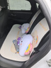 齊選汽車(chē)坐墊四季通用卡通可愛(ài)云朵舒適透氣坐墊屁墊車(chē)上必備用品 彩虹云朵【全車(chē)十一件套】 曬單實(shí)拍圖