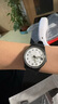 適合斯沃琪Swatch表帶 男女橡膠硅膠手表帶16/17/19/20mm 黑色（無(wú)電池） 16mm 曬單實(shí)拍圖