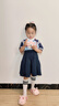 MOTOROID兒童中筒襪男女童襪子小學(xué)生中長(zhǎng)襪運(yùn)動(dòng)足球襪幼兒園條紋演出襪 白底黑條紋 【不過(guò)膝小腿襪】 5-9歲 (M) 35cm身高90-120cm 曬單實(shí)拍圖