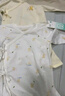 全棉時代嬰兒針織蝴蝶衣純棉新生兒衣服滿月寶寶四季 連+白 59碼 曬單實(shí)拍圖