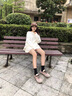 VOIC阿甘鞋女流行華夫鞋復古美拉德訓鞋女款休閑運動(dòng)老爹鞋 咖色 37 曬單實(shí)拍圖