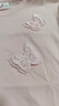 Olrain歐芮兒立體刺繡蝴蝶T恤夏季新款圓領(lǐng)短袖粉色寬松上衣設(shè)計(jì)感 粉色 XL 曬單實(shí)拍圖