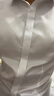羅蒙（ROMON）DP免燙襯衫女2025新款商務(wù)正裝純棉易打理百搭職業(yè)工裝襯衣 2C360DZ21白色【短袖款】 35 曬單實(shí)拍圖