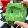 USER JOY蹲廁陶瓷杯水杯創(chuàng)意個性搞怪馬克杯惡搞送朋友蹲便器杯子整蠱禮物 綠色蹲廁杯+吸管【1個裝】 曬單實拍圖