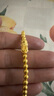 老廟黃金足金招財貔貅手串5D工藝亮面招財進寶生日禮物送女友 曬單實拍圖