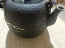山本堂高端鐵壺日本茶具原裝進(jìn)口煮茶器茶壺鑲嵌銀壺鑄鐵茶壺鐵壺煮茶爐 富士山-煙波千里套裝 曬單實拍圖