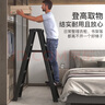 L&S 梯子家用人字梯子折疊梯鋁合金工程梯雙側梯登高樓梯爬梯 加厚加固七步梯（2米高） 曬單實(shí)拍圖