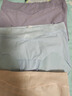 愛(ài)慕（Aimer）【3條裝】KiKi褲輕薄夏季透氣不夾臀中腰大碼三角內(nèi)褲女AM221371 藍(lán)色+粉色+紫色 3條 S (160) 曬單實(shí)拍圖