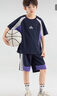 多多家男童潮流套裝夏季運(yùn)動訓(xùn)練服2025新款兒童透氣跑步T恤短褲兩件套 曬單實(shí)拍圖