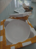7英寸純白霜月盤牛肉面餐具碗創(chuàng)意商用家用大湯碗釉彩簡約高級碗 7英寸純白橫紋碗【1只裝】】 曬單實拍圖