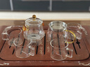 唯成茶水分離泡茶壺玻璃內(nèi)膽功夫泡懶人飄逸杯過濾沖茶器 家用辦公261 茶色鷹嘴 曬單實拍圖