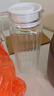 樂美雅（Luminarc）玻璃水壺冷水壺涼水杯家用冰箱大容量茶壺四方透明1.1L涼水壺 曬單實拍圖