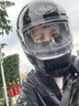 AVA王朝頭盔復(fù)古四季男女全盔國潮玻璃鋼機(jī)車碳纖維巡航摩托頭盔 熱賣色-玄魅黑-【拍1發(fā)5】 小-S碼【適合頭圍54-55cm】 曬單實(shí)拍圖