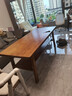 鐵卓耐全實(shí)木書(shū)桌椅家用電腦桌客廳雙層兒童學(xué)習桌會(huì )議工作臺辦公長(cháng)條桌 160*70*75高 板厚5cm 包送裝 曬單實(shí)拍圖