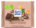 瑞特滋（RITTER SPORT）玉米脆夾心咖啡牛奶巧克力 100g 休閑零食糖果七夕禮物送男女友 曬單實(shí)拍圖
