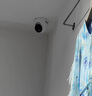 HIKVISION?？低暠O(jiān)控攝像頭400萬家用全彩夜視poe供電AI人形檢測語音對講商超室內(nèi)半球K34HV2-LT 2.8MM 曬單實拍圖