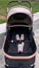 ANGI BABY嬰兒推車可坐可躺嬰兒車輕便折疊高景觀遛娃神器雙向避震手推車 卡其色【一體式睡艙】 曬單實拍圖
