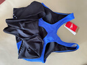 速比濤（Speedo）泳衣女電氣矩陣黑標Hero5.0鯊魚皮競速溫泉平角連體泳衣 黑/藍 38 曬單實拍圖