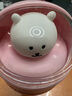 名創(chuàng  )優(yōu)品（MINISO）自嘲熊水杯太空杯tritan耐高溫太空可愛(ài)塑料杯子500mL 曬單實(shí)拍圖