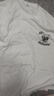 7家優(yōu)品 短袖t恤男士夏季新款美式重磅寬松圓領(lǐng)打底情侶五分半袖上衣男 MCWP-SC59白色 XL 曬單實拍圖