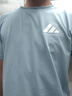 阿迪達(dá)斯 （adidas）t恤男夏季運動透氣輕薄寬松棉短袖 霧霾藍(lán)/白 M  曬單實拍圖