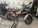 正步（ZB）復古山地肥胎電動(dòng)車(chē)自行車(chē)20寸鋰電鋁合金國標代步越野變速助力車(chē) 50-60KM/可折疊/7速/四連桿避震 曬單實(shí)拍圖