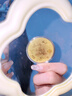 中國(guó)黃金（CHINA GOLD）520快樂(lè)黃金大餅足金金片紀(jì)念品擺件七夕情人節(jié)禮物送女朋友老婆 520快樂(lè)大餅 曬單實(shí)拍圖