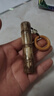 樂喵（LEMIAO）金絲龍血竹實(shí)心竹手把件竹子手把件竹節(jié)男士把玩包漿文玩玉竹把件 象牙果蓮花款  A21-305 曬單實(shí)拍圖